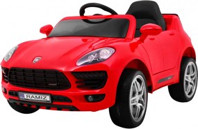 Ramiz Turbo-S batériové auto pre deti Červené SUV + diaľkové ovládanie