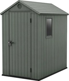 Záhradný domček Keter Darwin 4 x 6 zelený, s podlahou