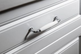 Biela kúpeľňová skrinka 40x184 cm Favolo – Sapho