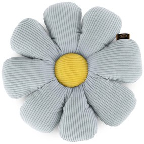 DETSKÝ DEKORAČNÝ VANKÚŠ FLOWER40 (FI) 37 CM STRIEBORNÁ