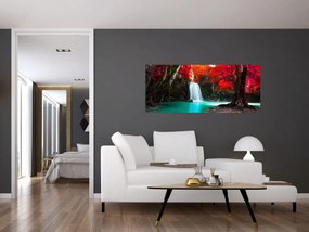 Obraz - Vodopád (120x50 cm)