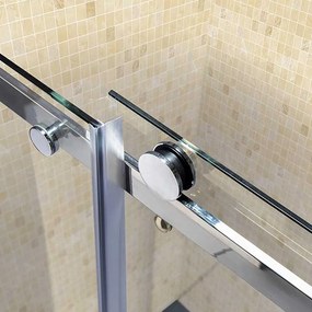 BPS-koupelny Obdĺžnikový sprchovací kút HYD-OK203C 120x80 chróm/transparent - bez vaničky