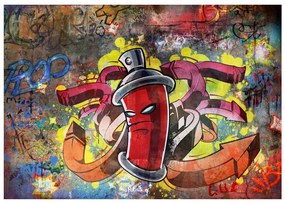 Artgeist Fototapeta - Graffiti monster Veľkosť: 98x70, Verzia: Samolepiaca