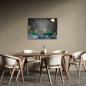 Obraz - Horská scenéria (70x50 cm)