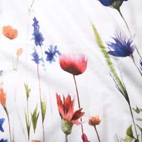 FLANELOVÉ OBLIEČKY FLANELOVE 180X200 CM, 2KS 70X80 CM KVETY