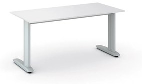 Kancelársky písací stôl PRIMO FLEXIBLE 1600 x 800 mm, biela