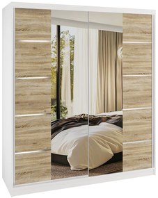 Šatníková skriňa SERENITY 158 cm dub sonoma mat ME SERENITY SZP7/0/W/DS/0/HIAL