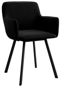 Jedálenská stolička AMELIA čierna