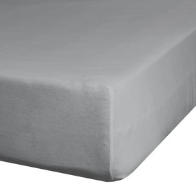 JERSEY PRESTIERADLO 140X200 CM, VÝŠKA 30 CM SIVÉ