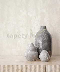 Vliesové tapety na stenu City Glow 34272, rozmer 10,05 m x 0,53 m, benátsky štuk biela, A.S.Création