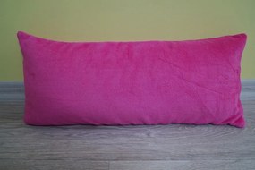 Vankúšik z wellsoftu - ružový, 25x60 cm