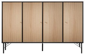 Komoda v dubovom dekore Hammel Mistral Kubus, 136 x 89 cm