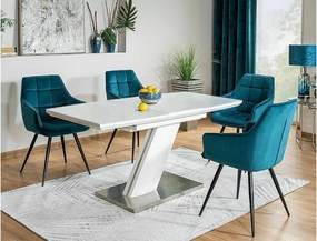 SI Lilia Velvet stolička tyrkysová