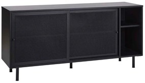 Dizajnová komoda Taiyanna 160 cm čierna