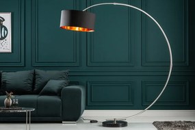 Luxusná stmievateľná stojaca lampa Python 190cm čierna