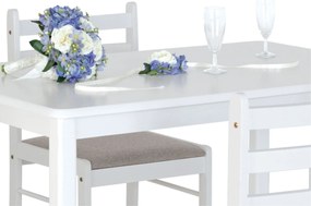 Sconto Jedálenská zostava KAJMAN biela