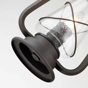 Elstead MINERS-CHN - Vonkajšie závesné svietidlo na reťazi MINERS 1xE27/60W/230V IP44 bronz