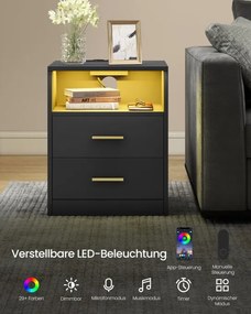 Set dvoch nočných stolíkov CUSTOS LET829BC01 (2 ks)