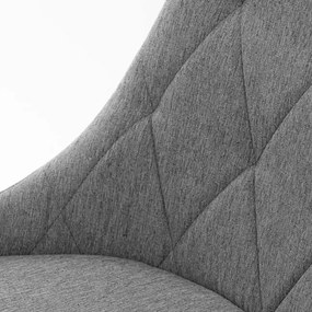 Jedálenská stolička LOUIS QUILTER sivá 848945