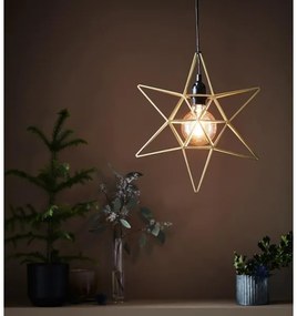 Markslöjd 705298 - Vianočná dekorácia CONTOUR 1xE27/40W/230V zlatá