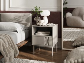 Cama Nočný stolík Trese (2 ks) - béžová