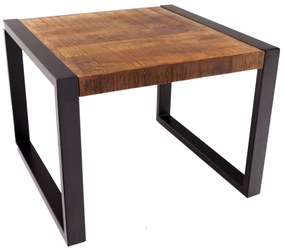 furniture-nabytek.cz - Konferenčný stolík kov drevo mango 60x45x60