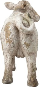 Béžová antik dekoratívna figúrka vidiecka kravička - 43*17*31 cm
