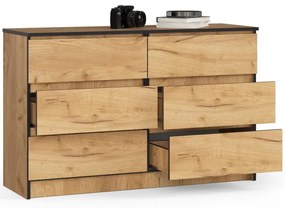 Komoda K120 6SZ CLP dub craft
