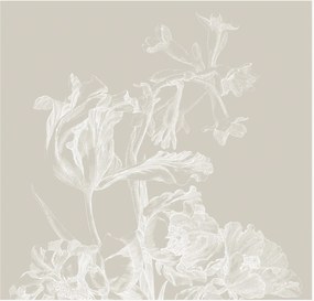 Vliesová tapeta Engraved Flowers