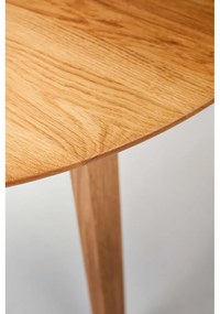 Rozkladací jedálenský stôl s prídavnou doskou z dubového dreva 100x220 cm Amalfi – Hammel Furniture