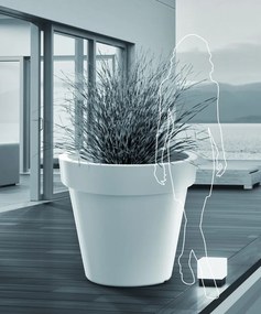 Kvetináč LEXO CIRCLE antracit