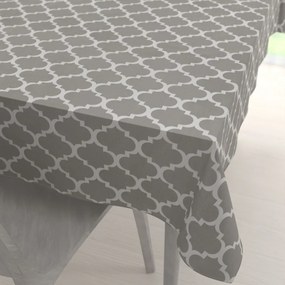 Biante Bavlnený obdĺžnikový obrus Sandra SA-188 Sivé Maroko 60x100 cm