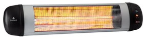 Rising Sun Zenith, infračervený ohrievač, 2500 W, IP34, diaľkový ovládač, strieborný