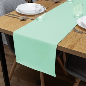 Biante Dekoračný behúň na stôl Rongo RG-019 Mintový 20x140 cm