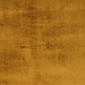 Dekorstudio Okrúhly kožušinový koberec TOPIA - jantárový Priemer koberca: 160cm