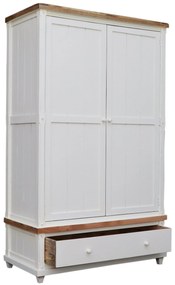 furniture-nabytek.cz - Rustikálna šatníková skriňa 120x200x60 z dreva mango