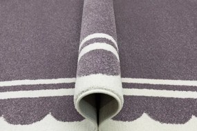 Koberec Lima M138A fialový / krémový