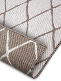 NORTHRUGS - Hanse Home koberce Kusový koberec Twin-Wendeteppiche 105455 Linen – na von aj na doma - 80x250 cm