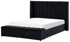 Manželská posteľ 160 cm Noya (čierna). Vlastná spoľahlivá doprava až k Vám domov. 1081725