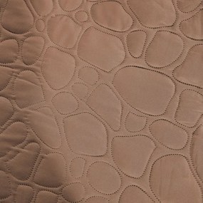 Svetlohnedý prehoz na posteľ STONE Rozmer: 200 x 220 cm