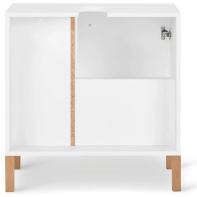 Skrinka pod umývadlo »Eklund« s dvierkami a bočným priečinkom