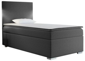 Čalúnená posteľ boxspring RENATA + vrchný matrac - sawana pik honey 72 / ľavá / 90x200