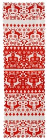 Súprava 4 vianočných obliečok na vankúš a behúň na stôl Minimalist Cushion Covers Christmas