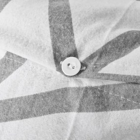 Flanelové obliečky Helsinky biele EMI