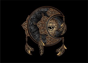 Obraz - Magické oko (70x50 cm)