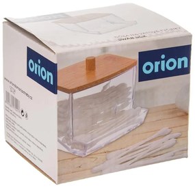 Organizér / Zásobník na vatové tyčinky, s bambusom, WHITNEY