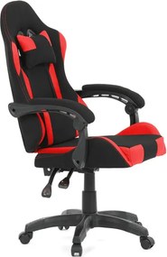 Herná stolička čierna / červená KA-R209 RED