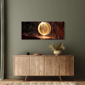 Obraz svetelnej gule (120x50 cm)
