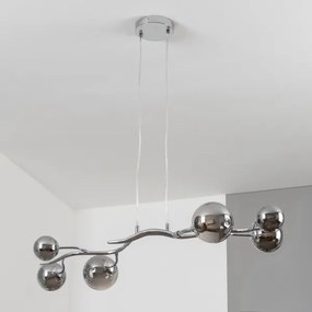 Brilagi - LED Luster na lanku MISTEL 6xG9/3W/230V lesklý chróm/dymová