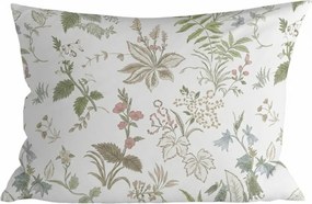 Bavlnená obliečka na vankúš FLORWELLA 70x90 cm, biela
